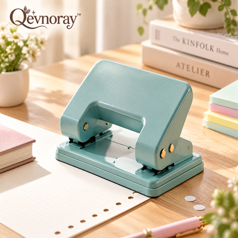 Qevnoray™ Sage Desktop Two-Hole Punch